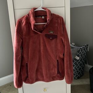 LL Bean soft fleece pullover